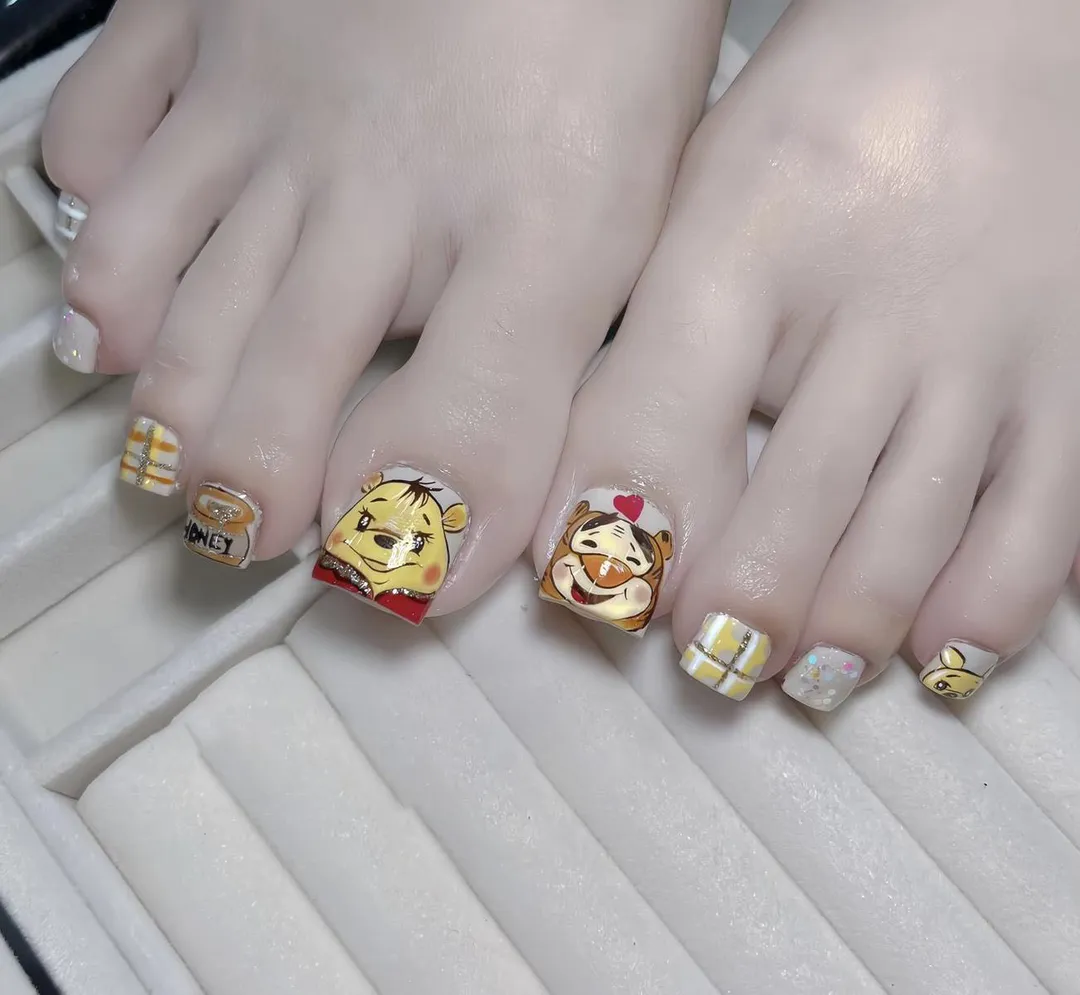 nail chân cute đẹp