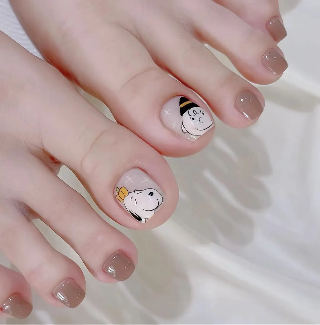 nail chân dễ thương đẹp mắt