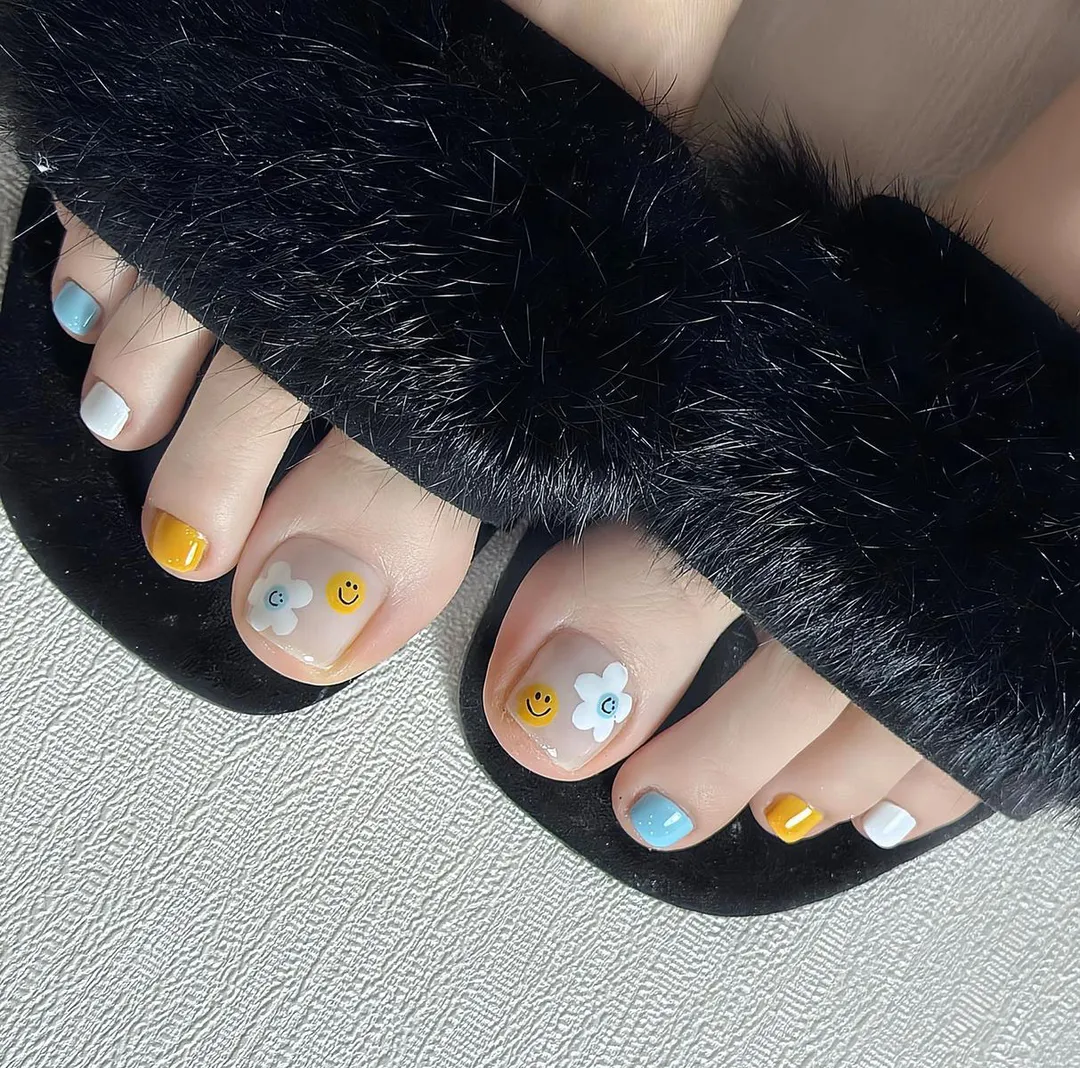 nail chân cute đẹp 2