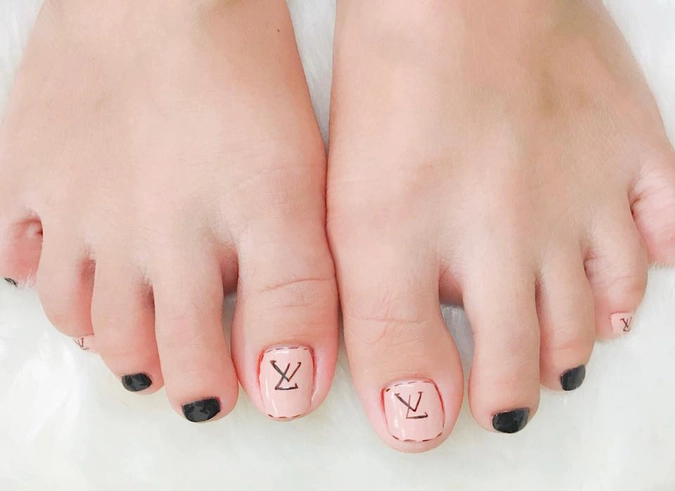 nail chân lv ấn tượng