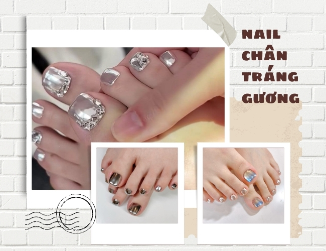 Gợi ý 102+ mẫu nail chân tráng gương đẹp mê mẩn cho mùa mới