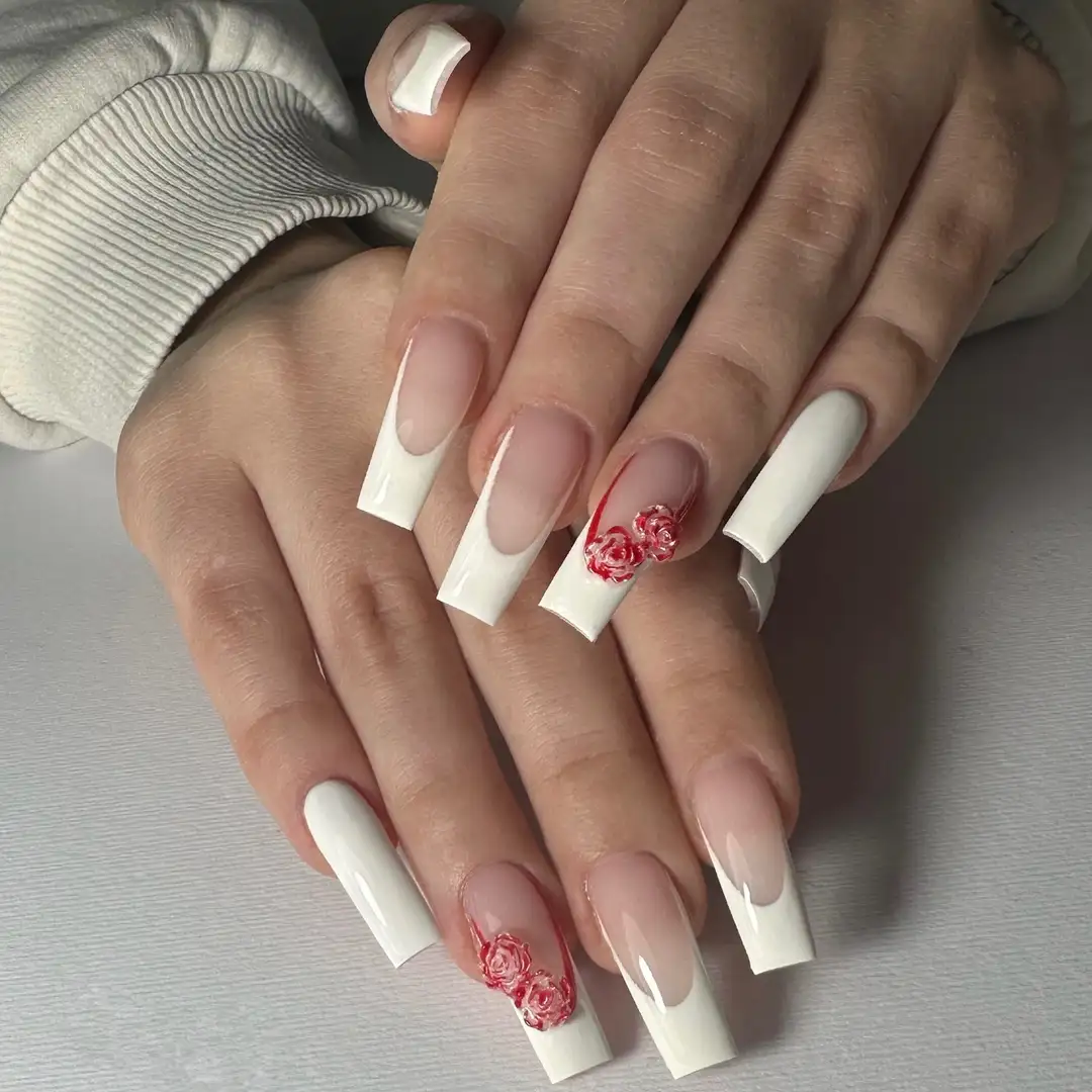 mẫu nail châu âu lãng mạn, quý phái