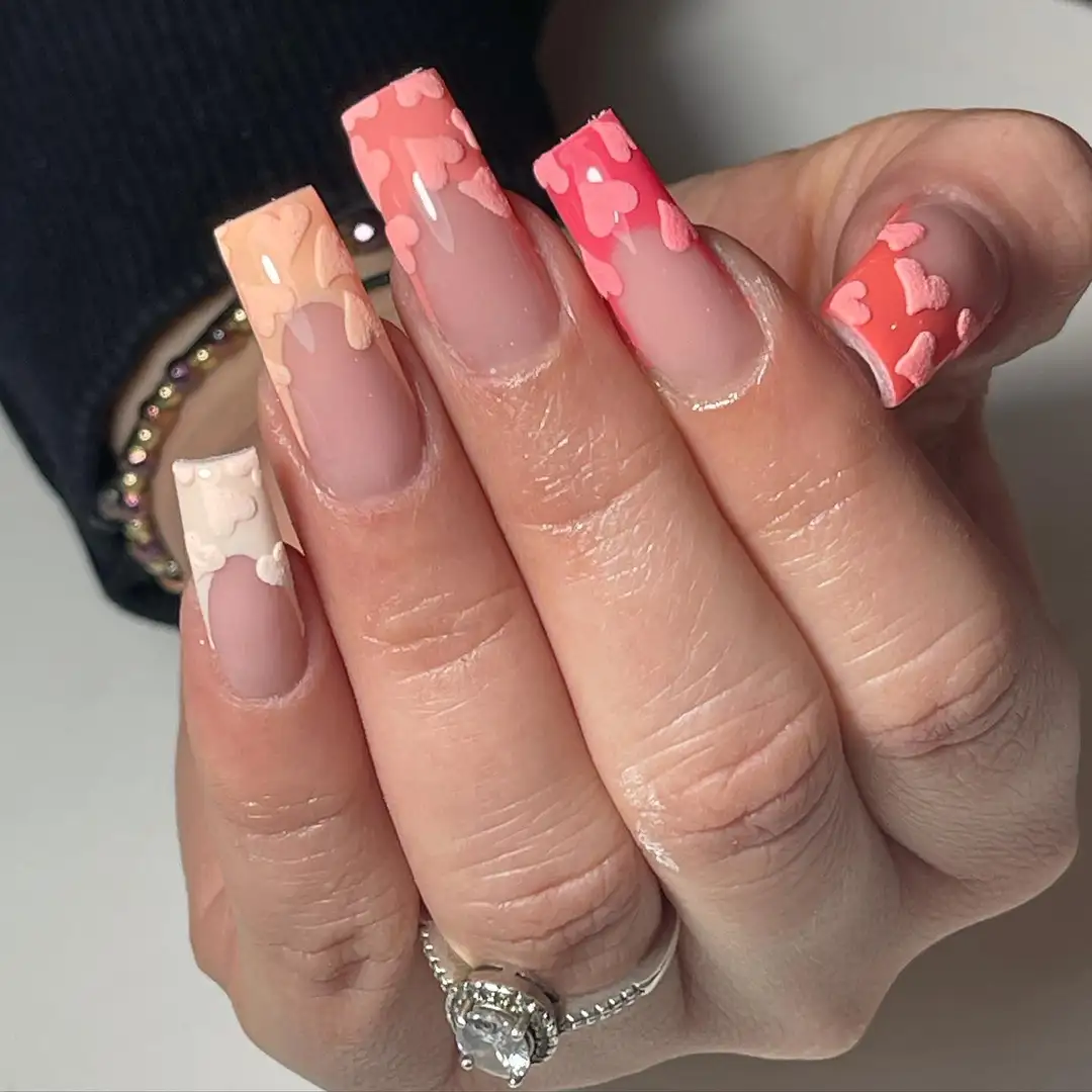 nail âu mỹ đơn giản