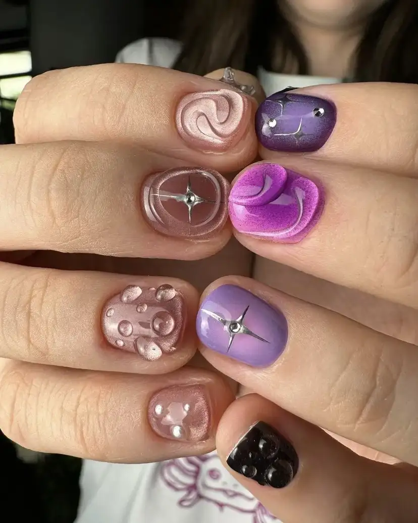 bộ nail độc lạ đẹp hoàn hảo