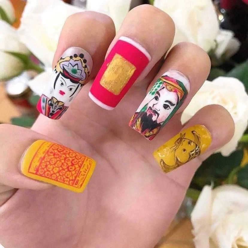 mẫu nail độc lạ độc đáo