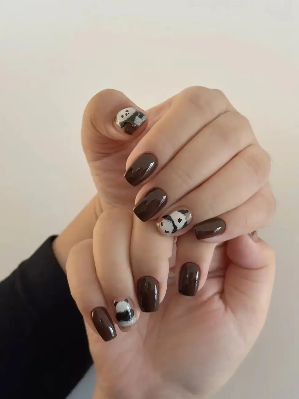 nail gấu trúc siêu cưng