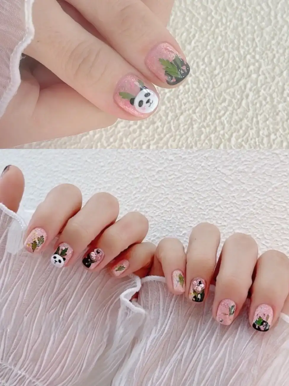 nail gấu trúc ngọt ngào