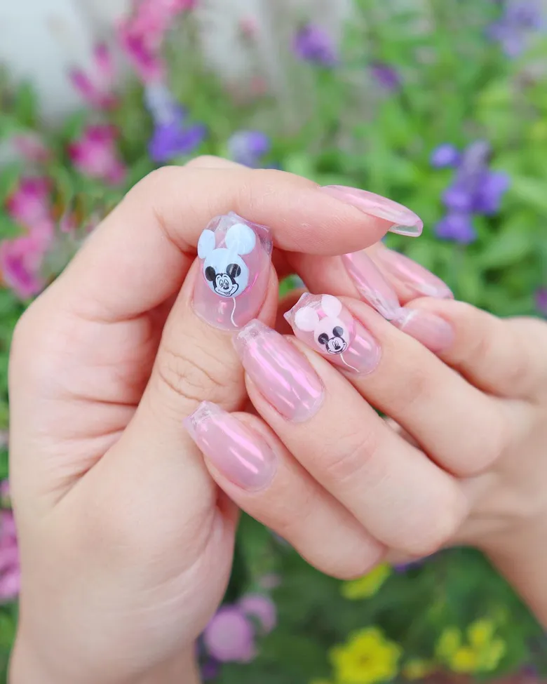 Nail mickey độc lạ cho chị em