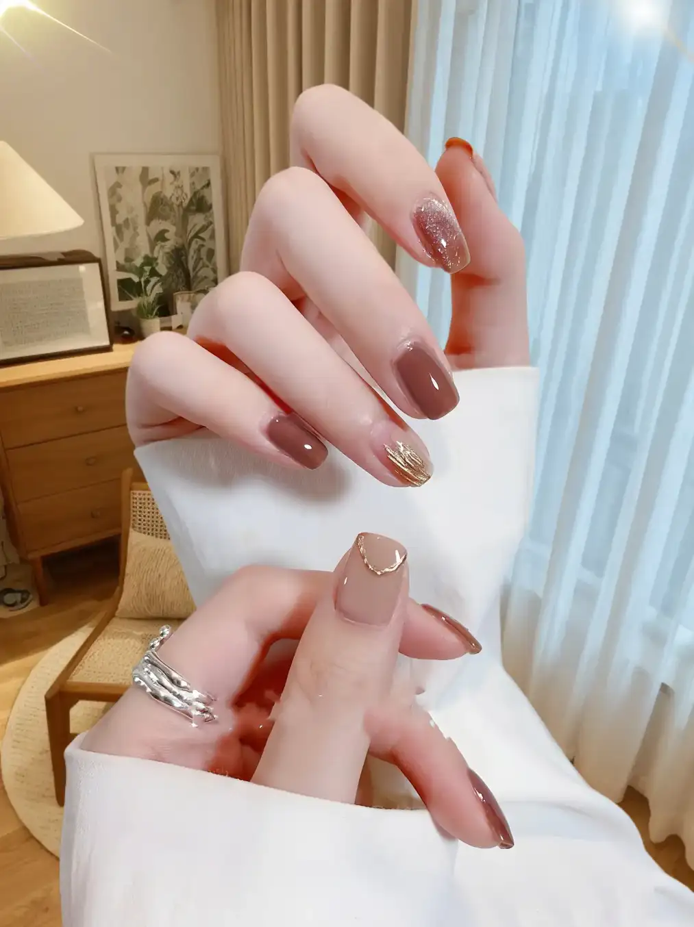 nail mùa thu thời thượng và sang trọng