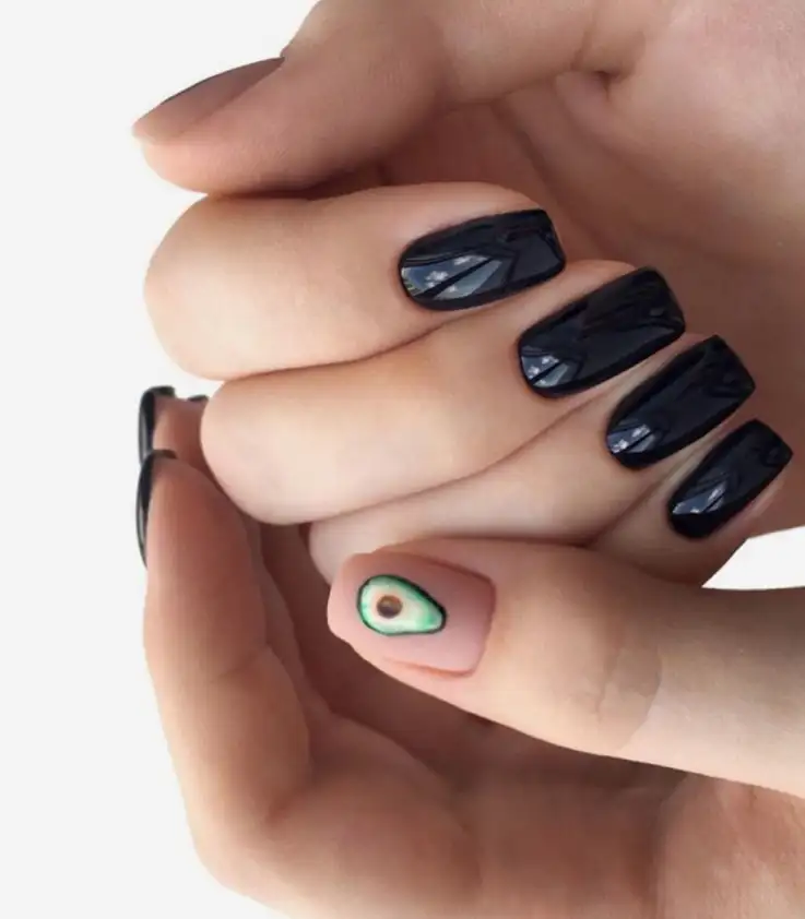 nail quả bơ nổi bật và thu hút