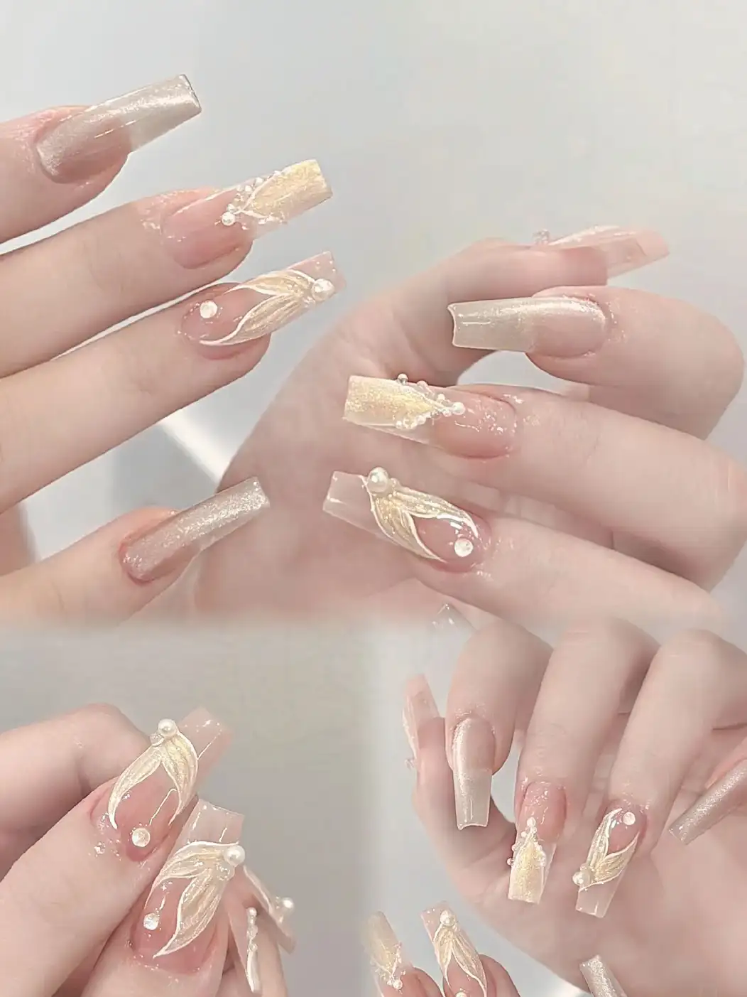 mẫu nail tiểu thư mềm mại