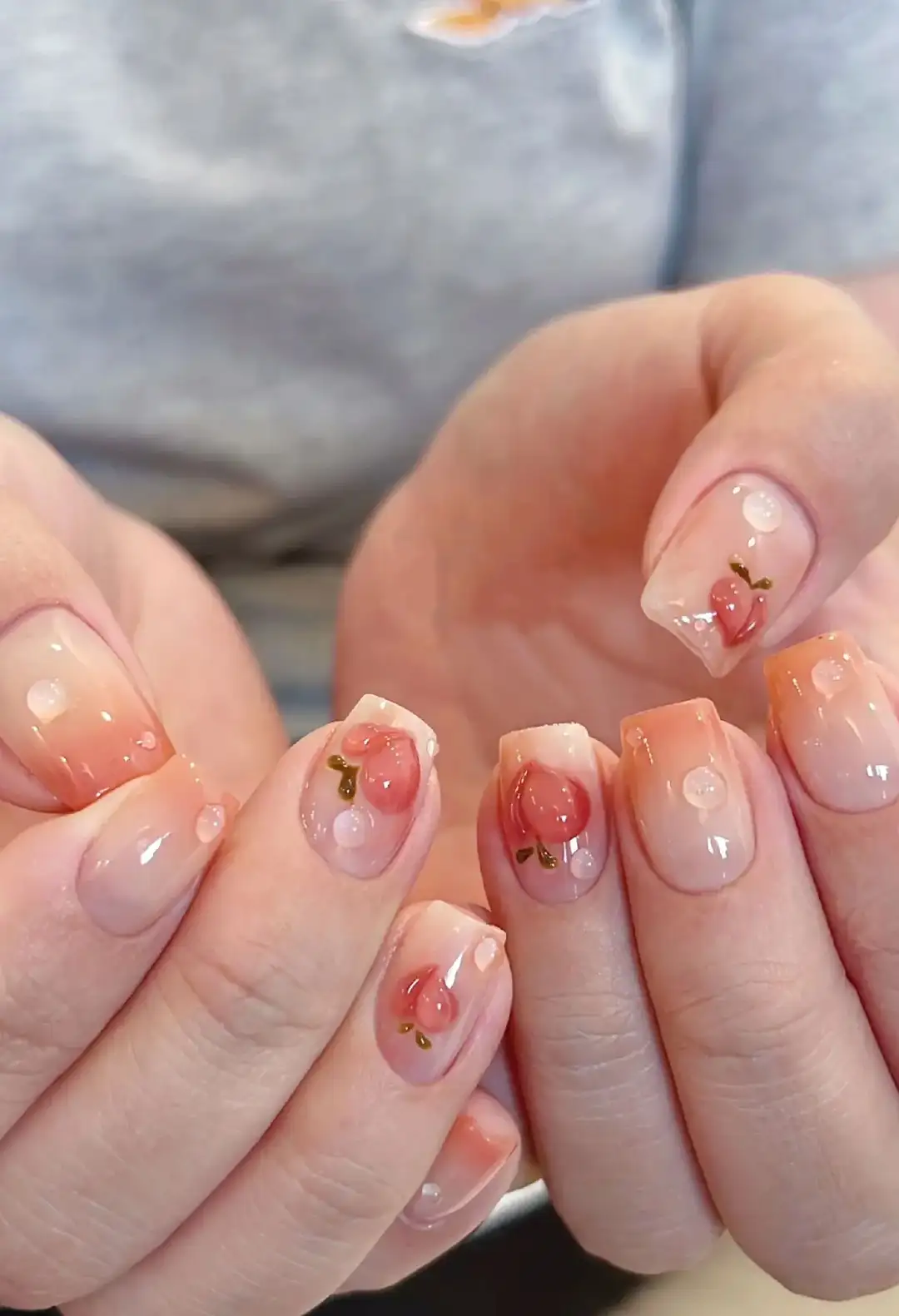 mẫu nail trái cây đẹp thoải mái