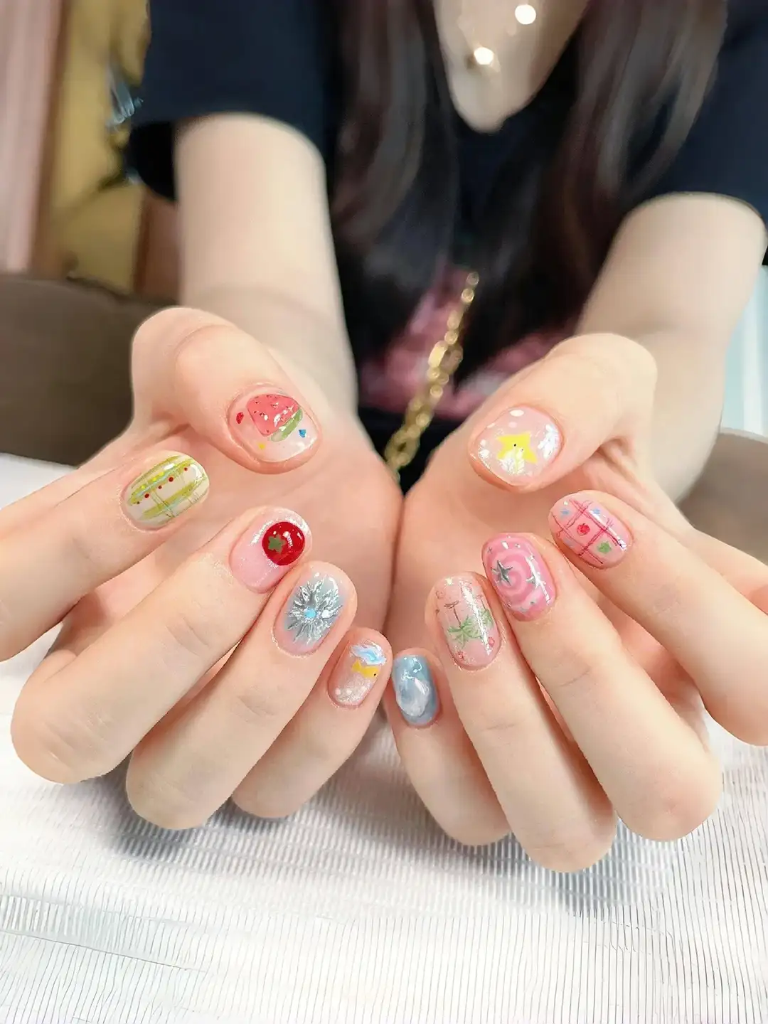 nail trái cây đơn giản mà độc đáo