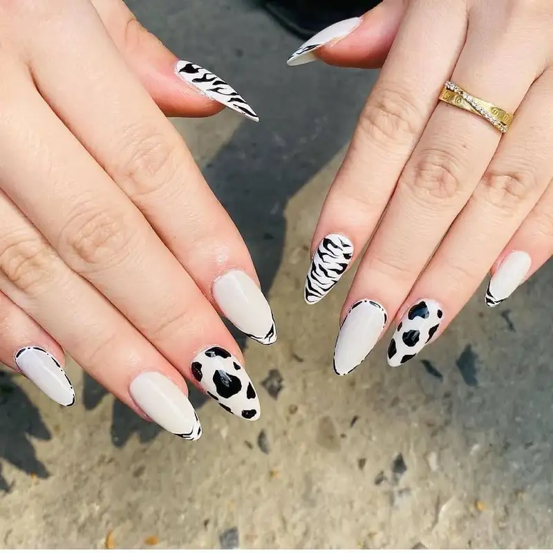 nail bò sữa đen mạnh mẽ