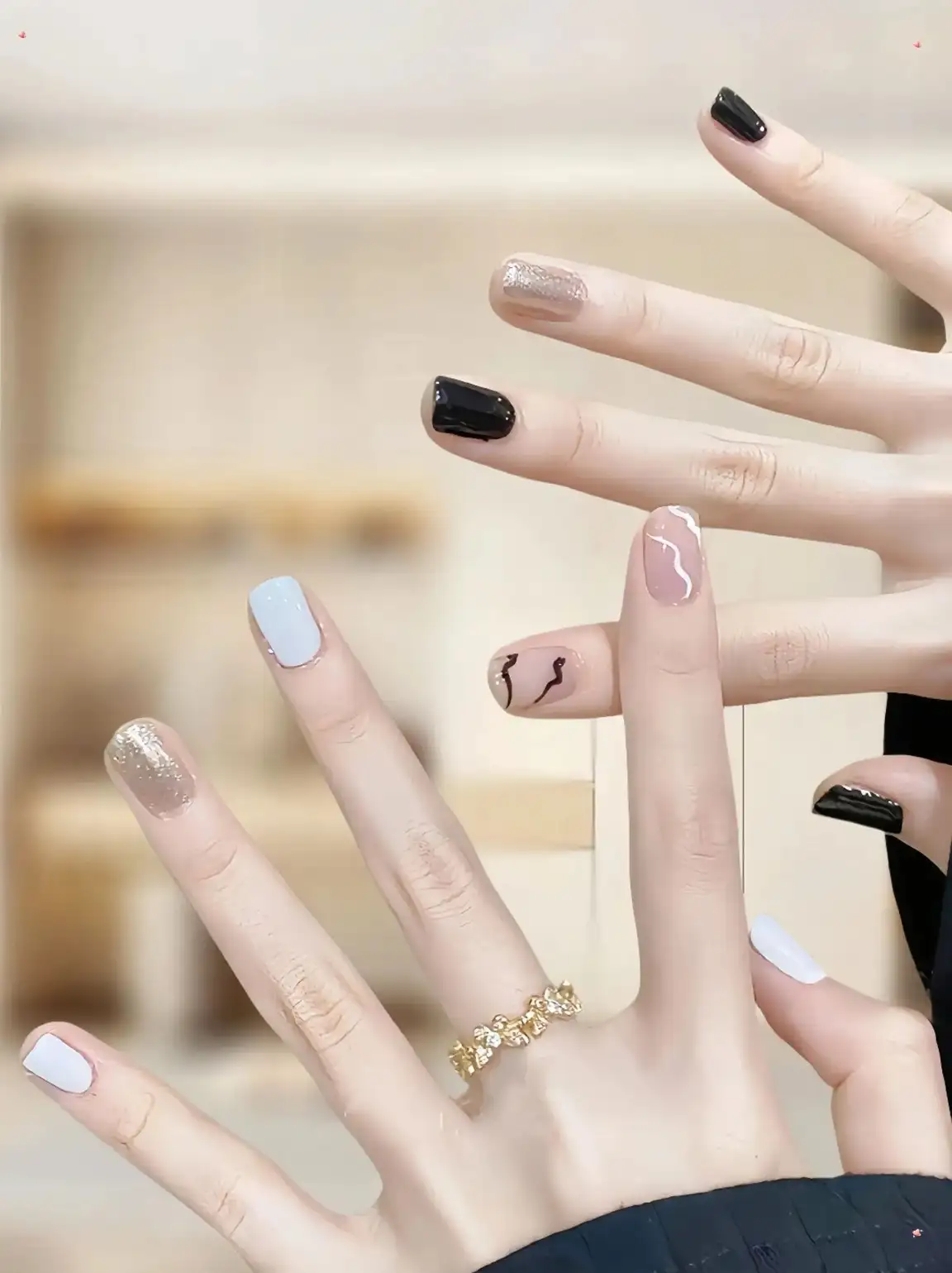 những mẫu nail đẹp cho móng ngắn cá tính