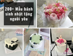 200+ Mẫu bánh sinh nhật tặng người yêu làm tan chảy trái tim