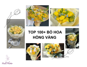 100+ mẫu bó hoa hồng vàng nhập khẩu sang trọng, đẳng cấp