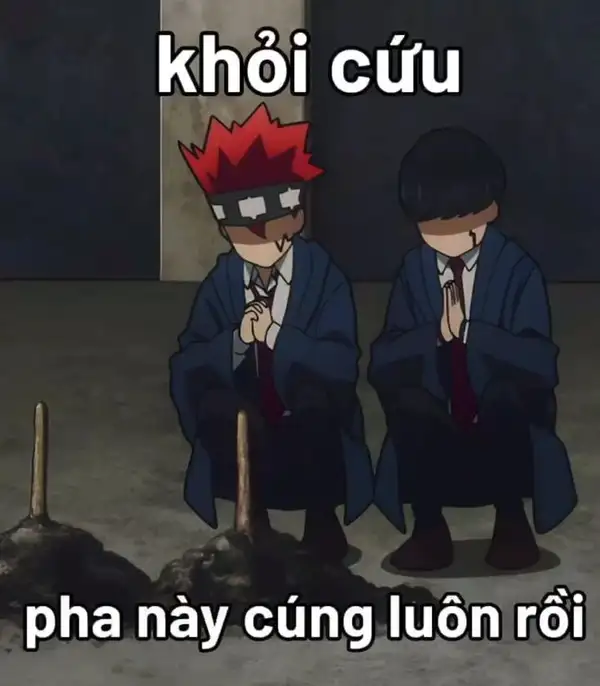 hình meme khỏi cứu 