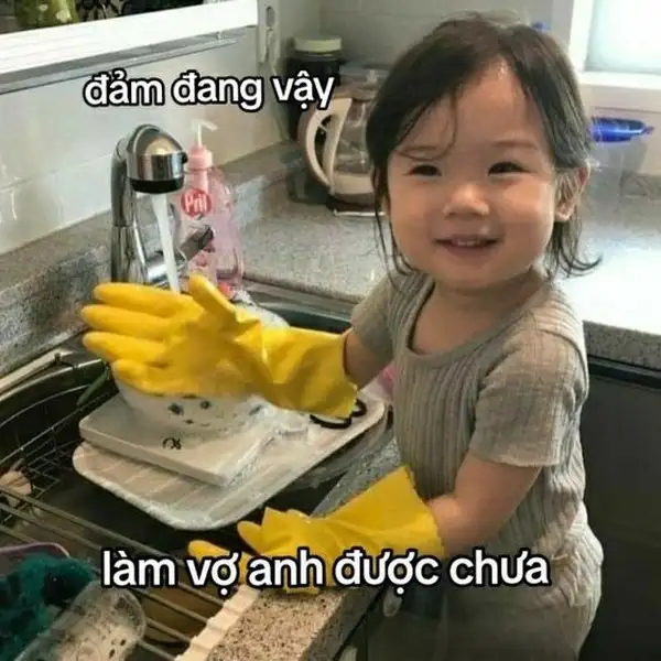 ảnh meme làm vợ anh