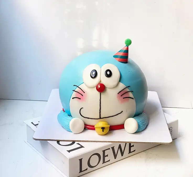 mẫu bánh sinh nhật doraemon xinh xắn