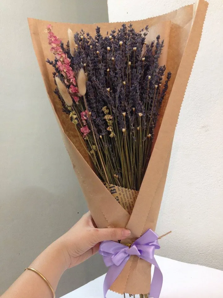 bó hoa lavender khô 2