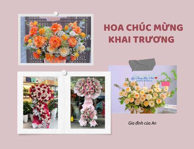Gợi ý 110+ mẫu hoa chúc mừng khai trương may mắn & phát đạt
