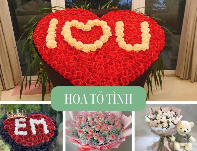 102+ mẫu hoa tỏ tình đẹp & độc đáo khiến người ấy xiêu lòng