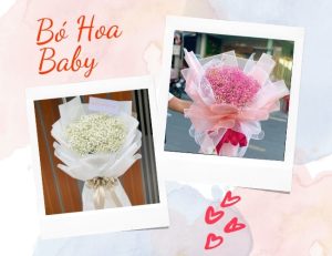 Top 99 mẫu bó hoa baby xinh xắn, đáng yêu, đầy tinh tế