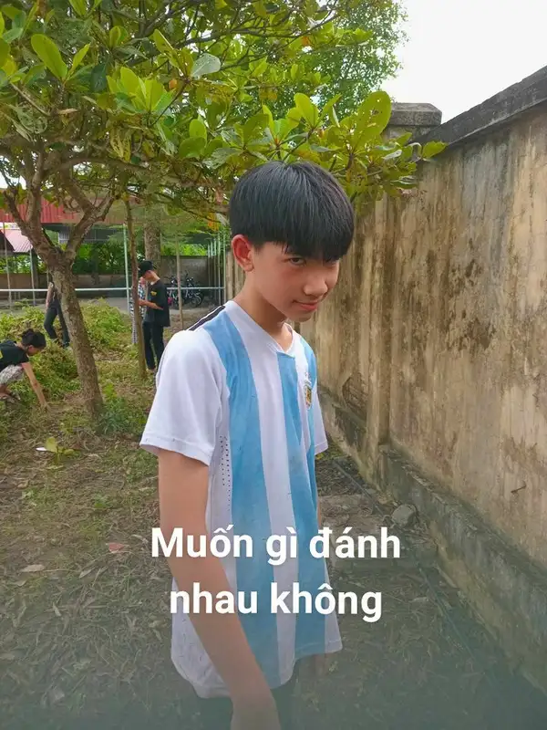 meme dọa đánh nhau