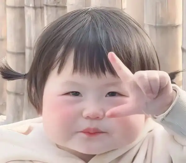 meme em bé cute xinh xắn