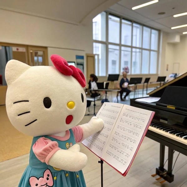 Meme Hello Kitty học hát