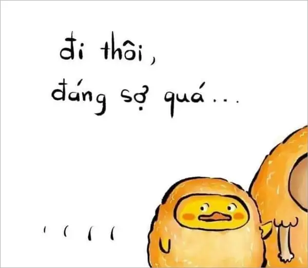 ảnh meme sợ quá 2