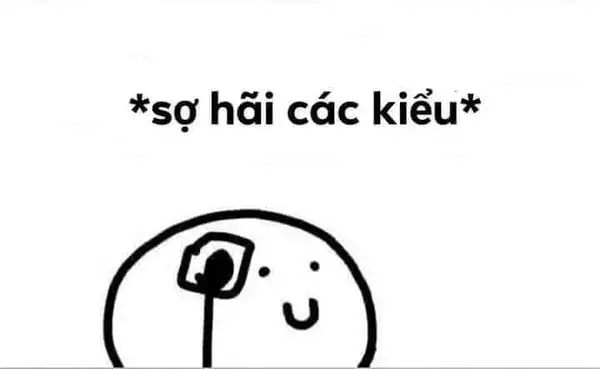 ảnh meme sợ hãi các kiểu