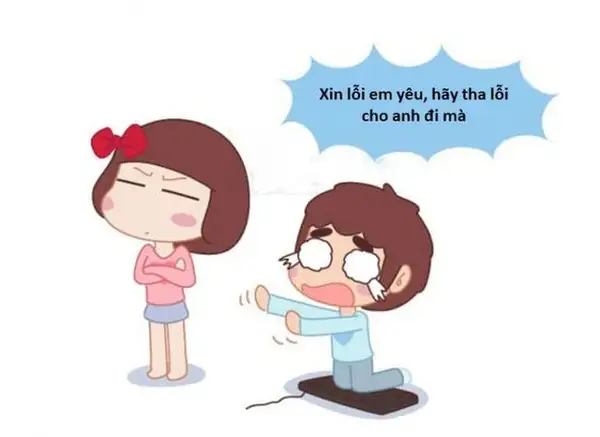 meme xin lỗi người yêu 4