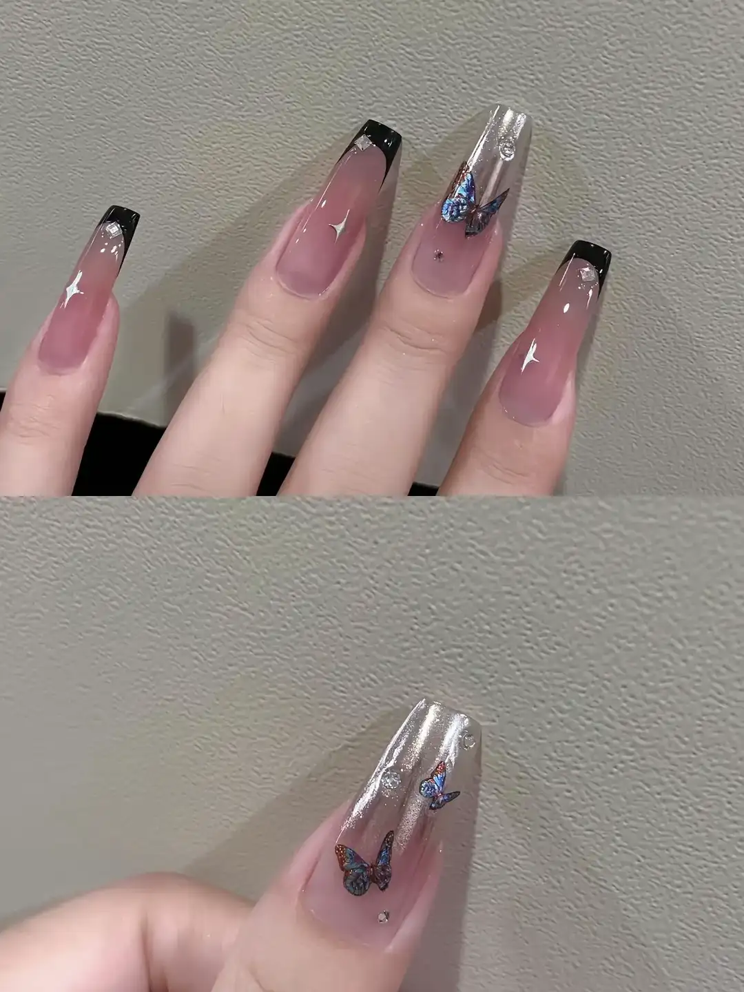 mẫu nail màu bạc độc đáo