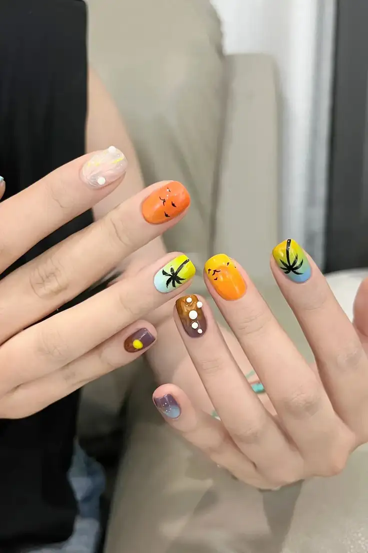 mẫu nail vỏ sò tuyệt vời