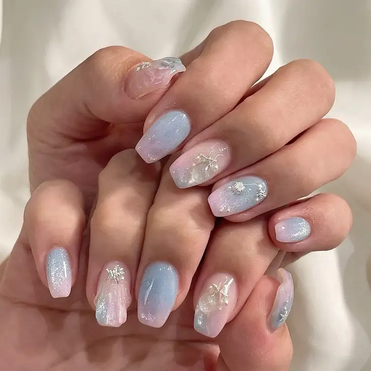 nail vỏ sò tươi mát