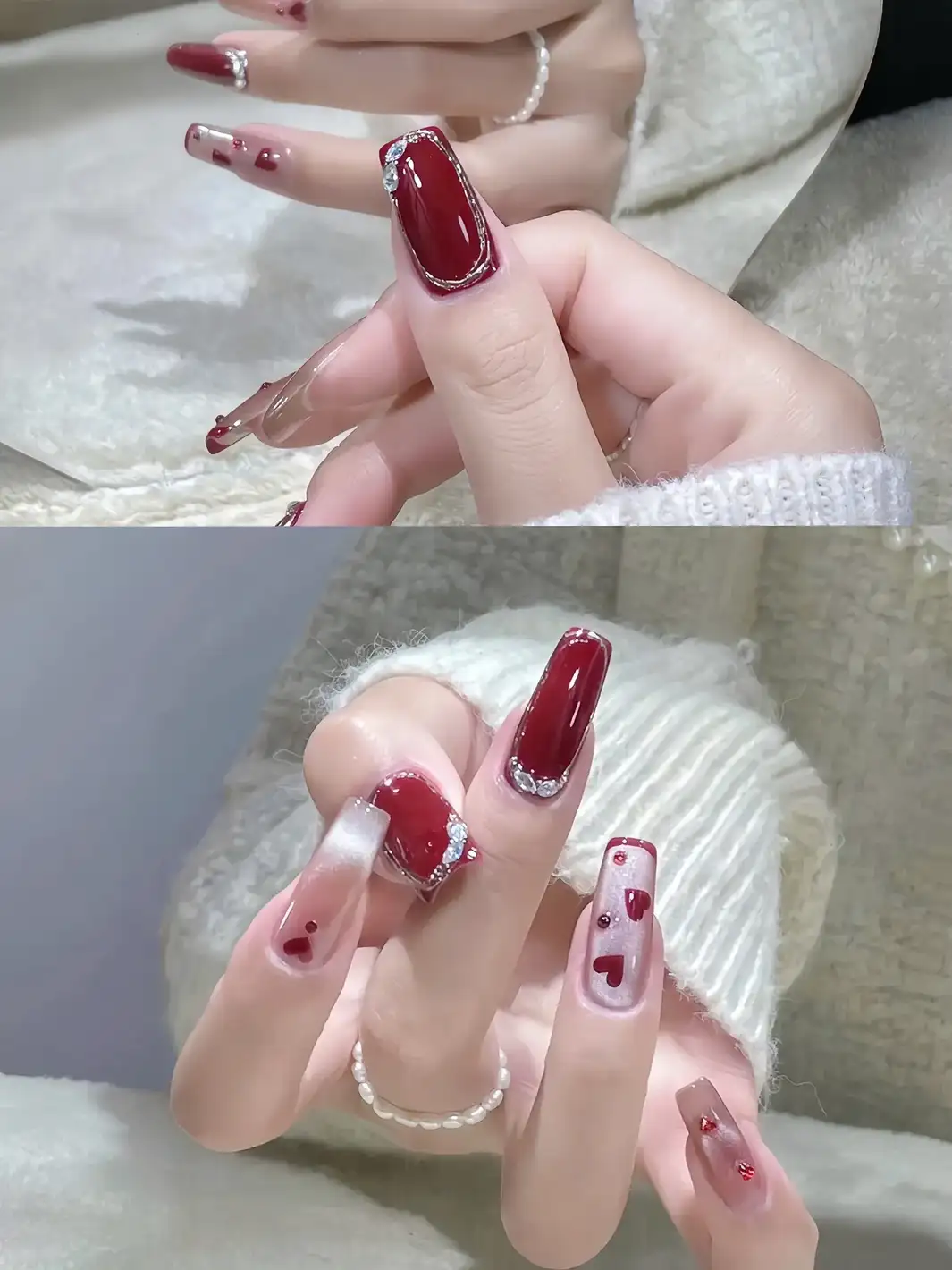 mẫu nails valentine nổi bật