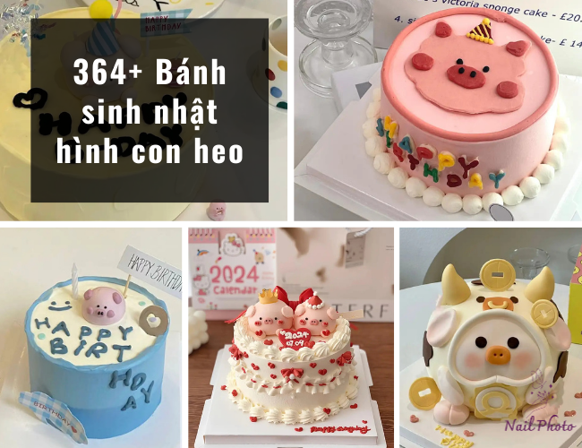 Bánh sinh nhật hình con heo