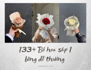 133+ mẫu bó hoa sáp 1 bông dưới 100k đơn giản dễ thương