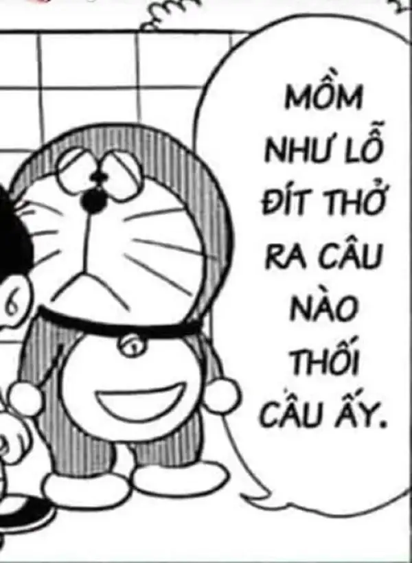 ảnh doraemon meme im mồm