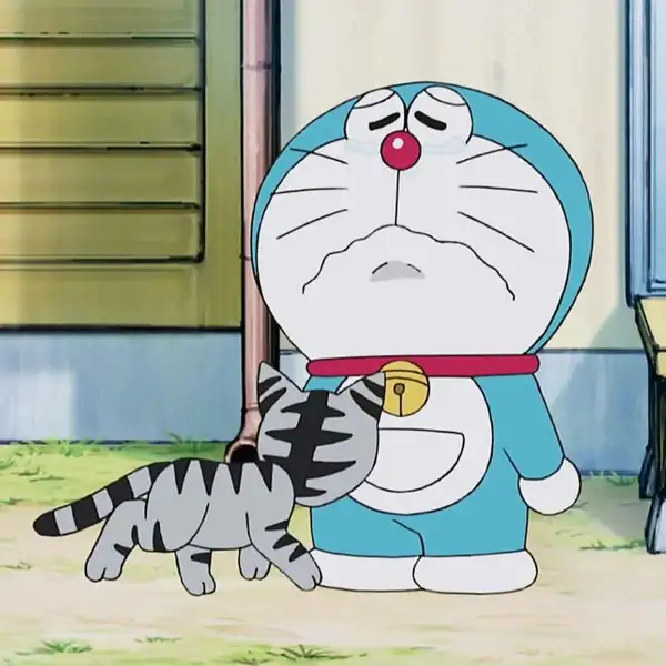 ảnh doraemon meme khóc uất ức