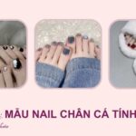 mẫu nail chân cá tính, tôn da trendy nhất
