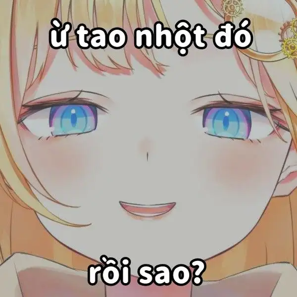 ảnh meme anime cute thái độ