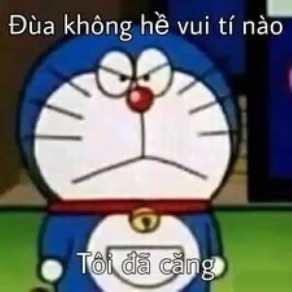 ảnh meme doraemon không vui