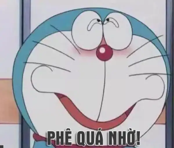 ảnh meme doraemon phê