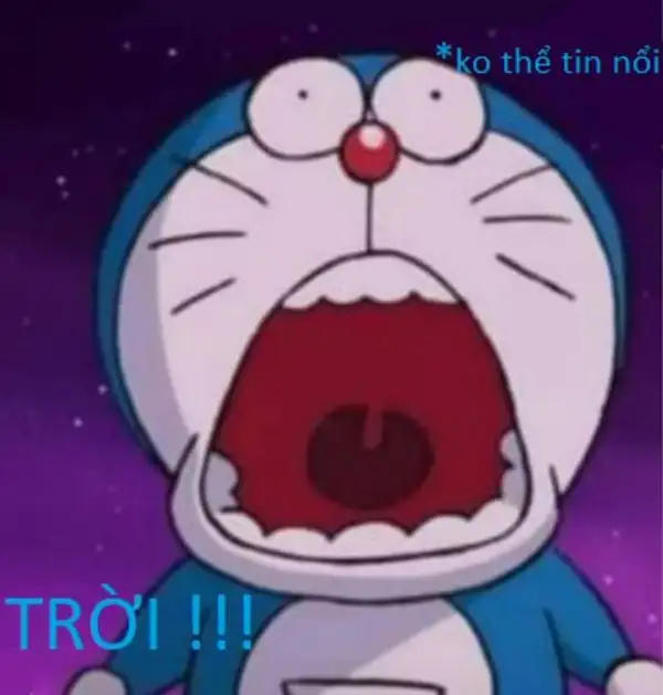 ảnh meme doraemon kêu trời bất ngờ