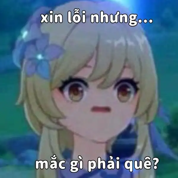 ảnh meme genshin impact cute