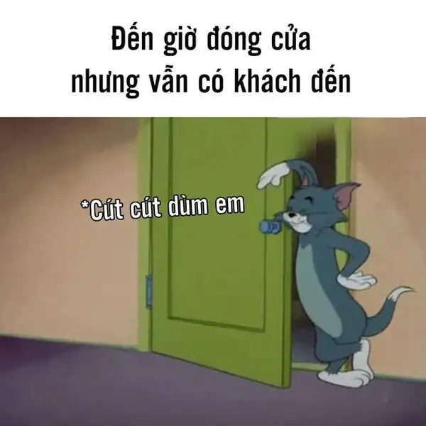 ảnh meme tom and jerry đuổi