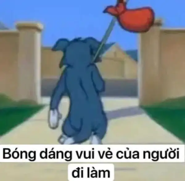 ảnh meme tom và jerry đi làm